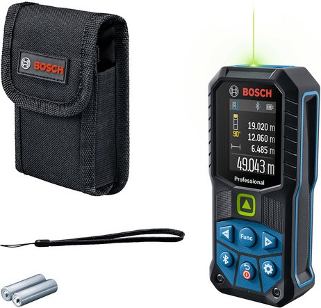 BOSCH PROFESSIONAL Laser-Entfernungsmesser »GLM«, schwarz/blau