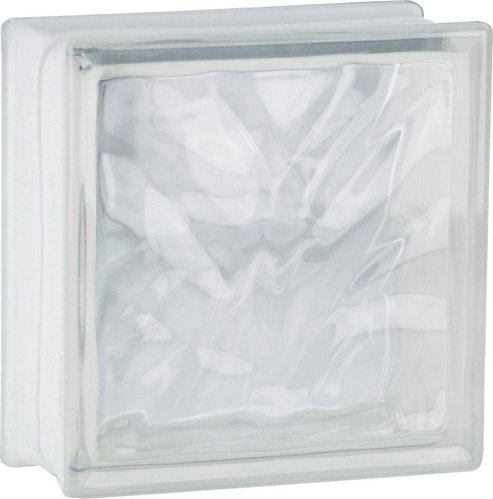 Fuchs Design Glasbaustein, BxH: 190 x 190 mm - weiss