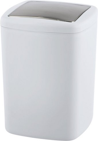 Thumbnail - WENKO Schwingdeckeleimer, 8,5 l - weiss