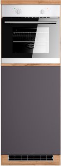 HELD MÖBEL Backofenumbauschrank »Tampa«, BxHxT: 60 x 166 x 60 cm - grau