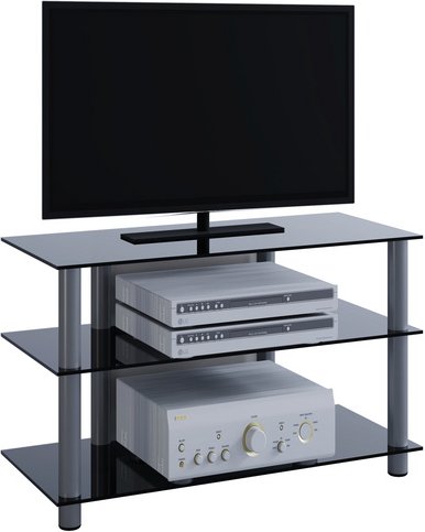 VCM TV-Möbel »Sindas«, BxH: 48 x 45 cm, Holzwerkstoff - silberfarben