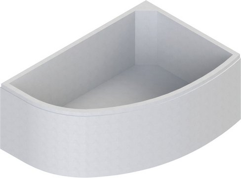 OTTOFOND Wannenträger »Salinas «, BxHxL: 92,7 x 57 x 146,7 cm, weiß - weiss