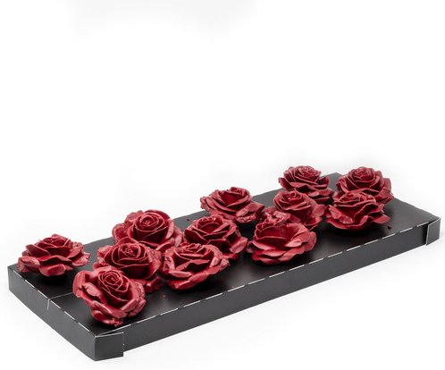 Flowerbox Wachsrose - rot