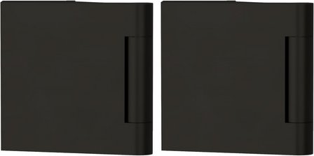 NOVADOORS Bandpaar, schwarz, Aluminium