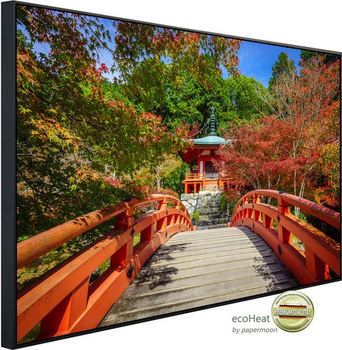 Thumbnail - papermoon Infrarotheizung »EcoHeat - Daigoji Tempel Kyoto«, Matt-Effekt - bunt