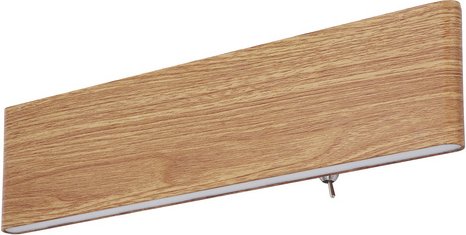 GLOBO LIGHTING Wandleuchte »SIEGFRIED«, 29,5 x 8 cm, 12W, 450lm, 3000K, inkl. Leuchtmittel - braun