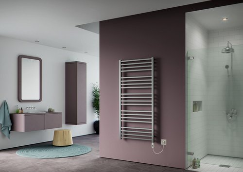 XIMAX Handtuchwärmer »C4«, Anschluss: elektrisch, Typ 2 - silberfarben