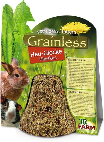 JR FARM Nagerzubehör »Heuglocke«, 5 Packungen, 0,18 kg - beige
