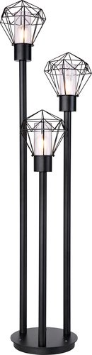 GLOBO LIGHTING Außenleuchte »HORACE«, Edelstahl, 15 W, ohne Leuchtmittel - schwarz