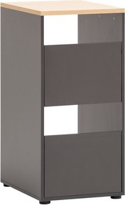 SCHILDMEYER Mehrzweckschrank »Solea«, BxH: 45,1 x 96 cm, anthrazit - schwarz