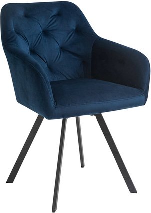 SalesFever Stuhl, Höhe: 85 cm, blau/schwarz