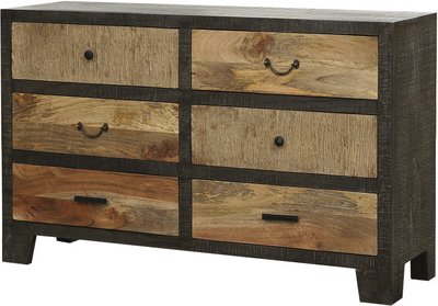 GARDEN PLEASURE Sideboard »TARIM«, mehrfarbig, Mangoholz - braun