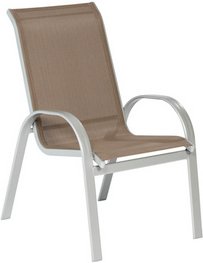 MERXX Gartenmöbelset »Amalfi«, Textil, 2-teilig - silberfarben