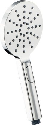 WELLWATER Handbrause »Labos«, 3 Strahlarten, chromfarben - silberfarben