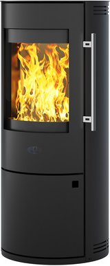 KLEINING Kaminofen »Neapel«, schwarz, Stahl, 6 kW