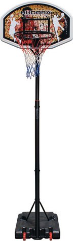 Hudora Basketballständer »CHICAGO 260«, höhenverstellbar bis 260 cm, schwarz - bunt