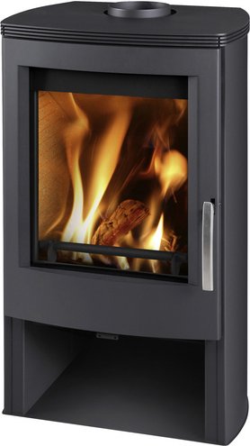 THORMA Kaminofen »Alvesta II«, schwarz, Stahlblech, 8 kW, Zeitbrand geeignet
