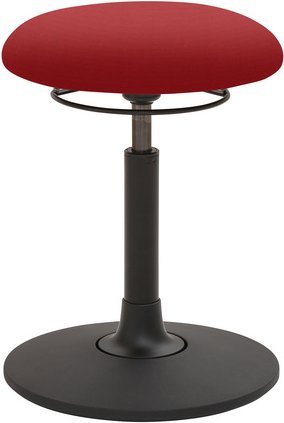 Mayer Sitzmöbel Hocker »1166«, Breite: 40 cm, höhenverstellbar, Polyester, rot