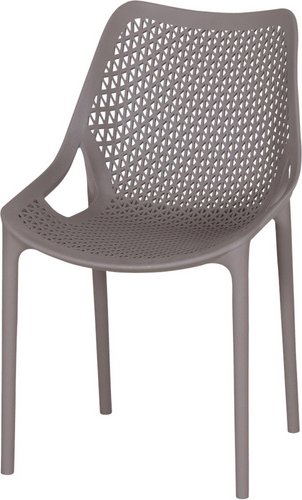 SIENA GARDEN Stapelsessel »District«, BxHxT: 60 x 82 x 50 cm, Farbe: taupe - grau