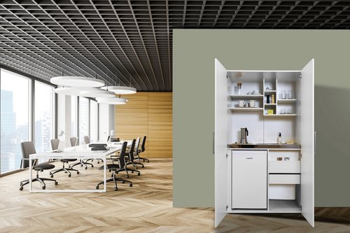 Thumbnail - RESPEKTA Schrankküche »Peter«, mit E-Geräten, Gesamtbreite: 104 cm - weiss