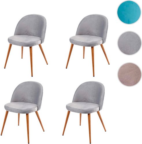 MVG Esszimmerstuhl »MVG-D53«, 4er-Set - grau
