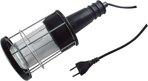 REV-Ritter Handleuchte, 60 W, Kabellänge: 5 m - schwarz