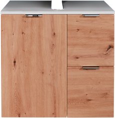 Thumbnail - Trendteam Waschbeckenunterschrank »Concept One«, BxHxT: 60 x 64 x 34 cm, Holzwerkstoff - weiss