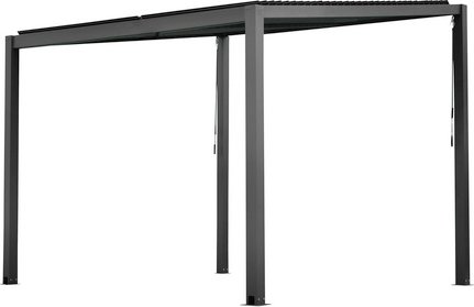 FLORAWORLD Pergola, anthrazit BxT: 300 x 300 cm - schwarz