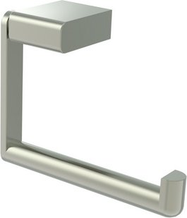 LENZ Toilettenpapierhalter »PEARL«, Nickel-matt, Montageart: Bohren - silberfarben