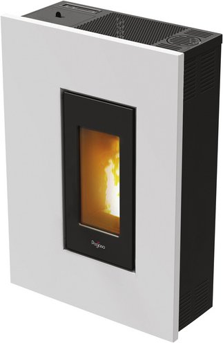 PEGASO Pelletofen »MADISON 5«, weiß, Metall, 5,2 kW - weiss