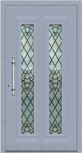 KNOCK Aluminium-Haustür »Marte«, grau