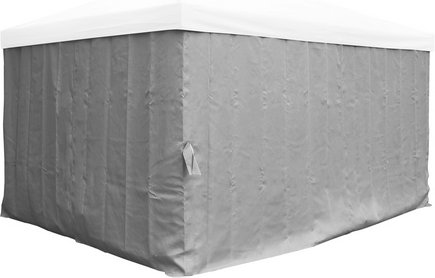 BELLAVISTA Seitenteile, Breite: 344 cm, Polyester, hellgrau