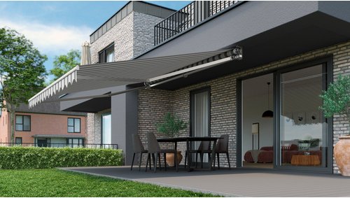 CASAYA Gelenkarmmarkise, BxL: 300 x 200 cm, grau-silberfarben