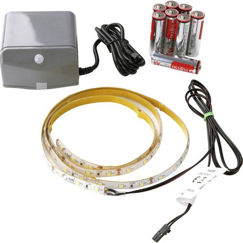 Thumbnail - FACKELMANN LED-Band, BxHxT: 80 x 79,8 x 15,3 cm, 4250 K, neutralweiß, 2.75W - grau