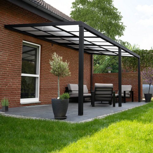 Thumbnail - HOME DELUXE Terrassenüberdachung »SOLIS DELUXE«, 579x295x233 / 272cm, Grau