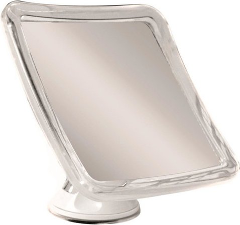 JOKEY Kosmetikspiegel, quadratisch, BxH: 16 x 16 cm, weiß - weiss