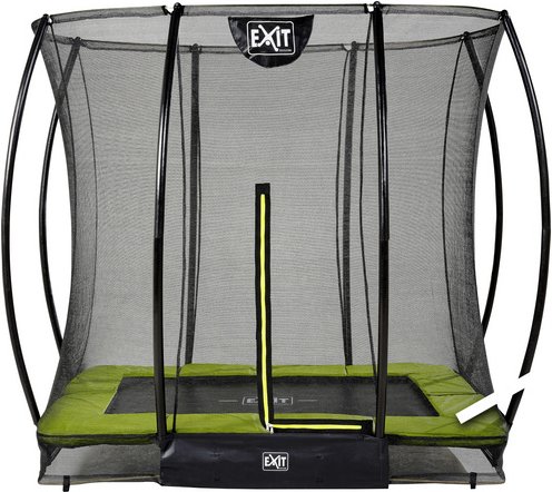 Thumbnail - EXIT Toys Trampolin »EXIT Silhouette«, 153 x 214 cm, max. Belastung: 100 kg, inkl. Sicherheitsnetz - gruen