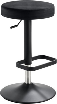 Mayer Sitzmöbel Barhocker »1200«, Breite: 44 cm, höhenverstellbar, Mikrofaser, grau