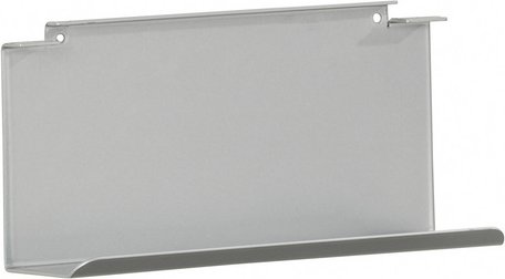 Thumbnail - FACKELMANN Ablage, Silbergrau, BxHxT: 20 x 10 x 6,5 cm
