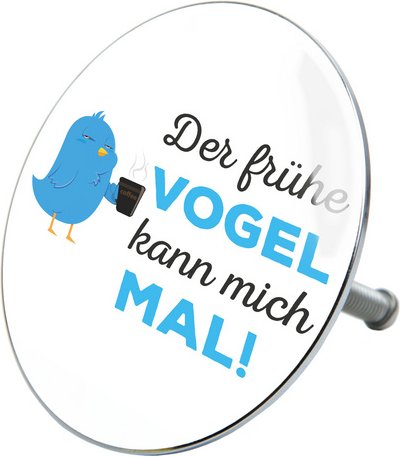 Thumbnail - Sanilo Badewannenstöpsel, Ø: 7,2 cm, Messing - weiss