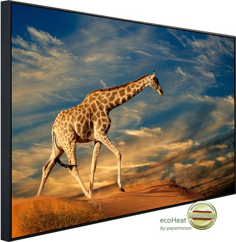 Thumbnail - papermoon Infrarotheizung »EcoHeat - Giraffe«, Matt-Effekt - bunt