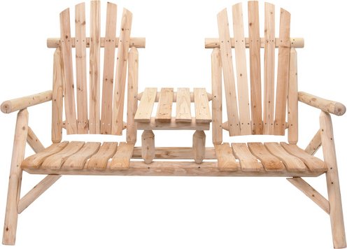 BELLAVISTA Bank, Holz, 2-Sitzer, BxHxT: 153 x 101 x 85 cm - beige