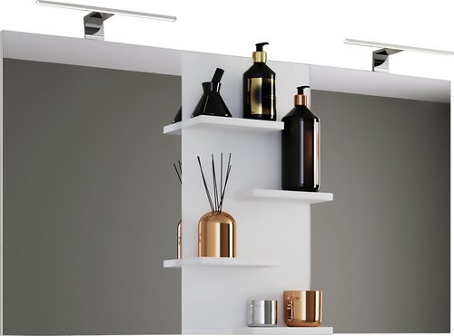 VCM Spiegel »Budasi«, BxHxT: 112 x 59 x 11,5 cm, Holzwerkstoff melaminbeschichtet - weiss