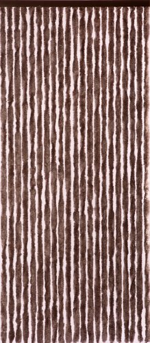 CONACORD Vorhang »Flauschi«, BxH: 90 x 200 cm, braun/grau - braun | grau