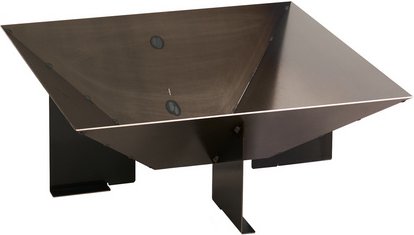 Wilk Feuerschale »Square«, BxTxH: 56 x 56 x 20 cm, Handarbeit aus Stahl - schwarz