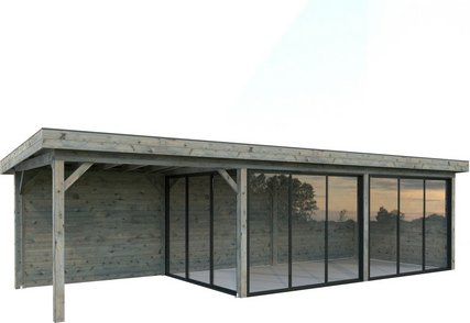 Thumbnail - PALMAKO Pavillon »Lenna Set 417 Slide«, BxHxT: 876 x 245 x 300 cm, Grau