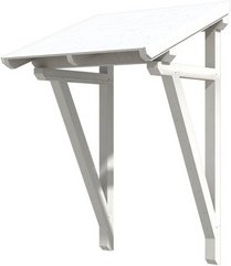 SKANHOLZ Vordach »Potsdam 2«, 176 x 156 cm (BxT), nordische Fichte, weiß - weiss