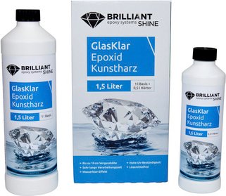 Thumbnail - BRILLIANTShine Design-Gießharz, 1500 ml - transparent
