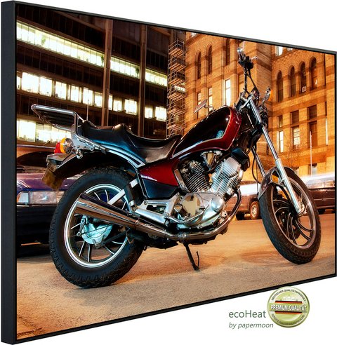 papermoon Infrarotheizung »EcoHeat - Urban Rider«, Matt-Effekt - bunt