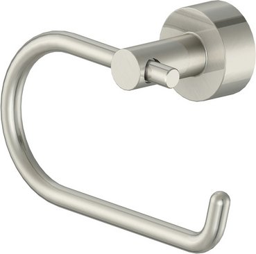 LENZ Toilettenpapierhalter »SCALA«, Nickel-matt, Montageart: Kleben oder Bohren - silberfarben